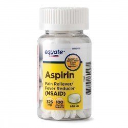 ASPIRINA 325mg 100 Tabletas...