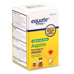 aspirina low dosis 81mg 60...